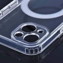 Telefontok iPhone 14 - MagSafe kompatibilis átlátszó hátlap tok-2