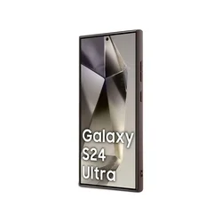 Telefontok Samsung Galaxy S24 Ultra - Guess 4G Triangle - fehér/barna - hátlaptok-4