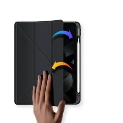Tablettok iPad Air 4 (2020, 10,9 coll) - DUX DUCIS Magi fekete ütésálló tok, ceruzatartóval-7