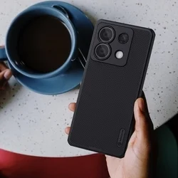 Xiaomi Redmi Note 13 Pro 5G Telefontok - Nillkin Super Frosted - fekete hátlap tok-2