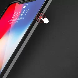 Telefontok iPhone XS Max - iPaky Slim Carbon Rugalmas szilikon tok -fekete-6
