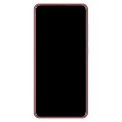 Telefontok Xiaomi Redmi Note 13 Pro+ 5G - PASTEL - piros szilikon hátlap tok-1