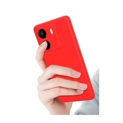 Telefontok Xiaomi Redmi 13C - PASTEL - piros szilikon hátlap tok-2