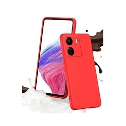 Telefontok Xiaomi Redmi 13C - PASTEL - piros szilikon hátlap tok-3