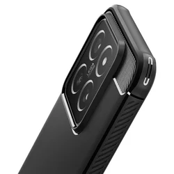 Telefontok Xiaomi 14 5G - SPIGEN Rugged Armor - matt fekete hátlap tok-5