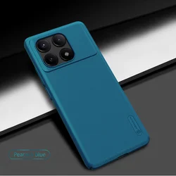 Telefontok Xiaomi Poco X6 Pro 5G - Nillkin Super Frosted kék tok-2