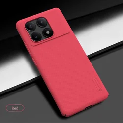 Telefontok Xiaomi Poco X6 Pro 5G - Nillkin Super Frosted piros tok-3