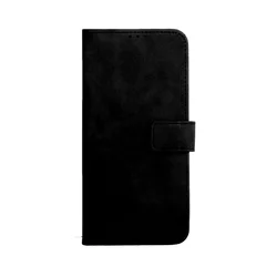 Telefontok Xiaomi Redmi Note 13 Pro+ 5G - Forcell Tender fekete ráhajtófüles könyvtok-1