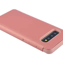 Telefontok Samsung Galaxy S10 - Clear View Tok - Rose Gold-2