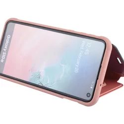 Telefontok Samsung Galaxy S10e - Clear View Tok - Rose Gold-3