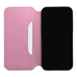 Telefontok Xiaomi Redmi Note 13 Pro 4G / LTE - Dual Pocket - pink mágneses átlátszó szilikon keretes könyvtok-1