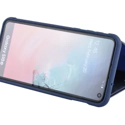 Telefontok Samsung Galaxy S10e - Clear View Tok - Kék-4