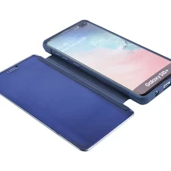 Telefontok Samsung Galaxy S10+ (S10 Plus) - Clear View Tok Kék-2