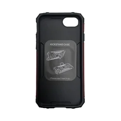 Telefontok iPhone 7 / 8 - Nitro Ring Armor - piros gyűrűs, kitámasztható, ütésálló műanyag hátlaptok-2