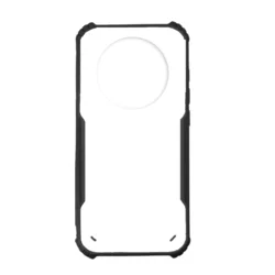 Telefontok Honor Magic6 Lite - fekete / átlátszó ütésálló hátlap tok-1