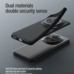 Telefontok Honor Magic 6 Pro - Nillkin kameravédős fekete, kitámasztós hátlap tok-2