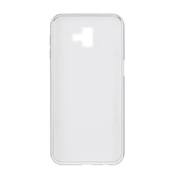 Telefontok Samsung Galaxy J6+ (J6 Plus) - ezüst Shiny tok-1