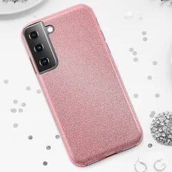 Telefontok Samsung Galaxy S21 - pink Shiny tok-2