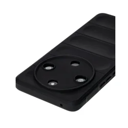 Telefontok Honor X50 5G - Pastel Armor - fekete szilikon hátlap tok-2