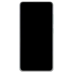 Telefontok Samsung Galaxy S21 - fehér márvány mintás, műanyag hátlaptok szilikon kerettel-1