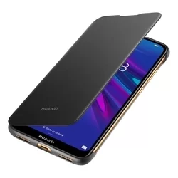 Telefontok Huawei Y6 2019 - Eredeti Huawei Folio kinyitható tok fekete-3