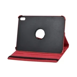 Tablettok iPad 2022 10.9 (iPad 10) - piros fordítható műbőr tablet tok-2