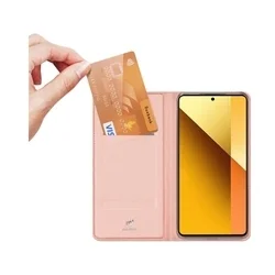 Telefontok Xiaomi Redmi Note 13 Pro 5G - Dux Ducis rose gold könyvtok-3