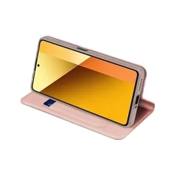 Telefontok Xiaomi Poco X6 5G - Dux Ducis rose gold könyvtok-2