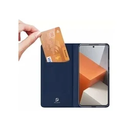 Telefontok Xiaomi Redmi Note 13 Pro+ 5G - Dux Ducis kék könyvtok-3