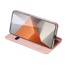 Telefontok Xiaomi Redmi Note 13 Pro+ 5G - Dux Ducis rose gold könyvtok-2