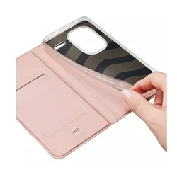 Telefontok Xiaomi Redmi Note 13 Pro+ 5G - Dux Ducis rose gold könyvtok-4