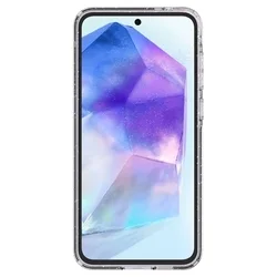 Telefontok Samsung Galaxy A55 5G - Spigen Liquid Crystal Glitter - átlátszó hátlap tok-1