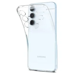 Telefontok Samsung Galaxy A55 5G - Spigen Liquid Crystal - átlátszó hátlap tok-5