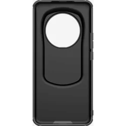 Telefontok Honor Magic6 Pro - Nillkin csúsztatható kameravédős fekete hátlap tok-4