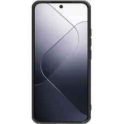 Telefontok Xiaomi 14 5G - Nillkin kameravédős fekete, kitámasztós hátlap tok-1