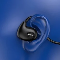 Headset: Dudao U2XS - fekete stereo sport bluetooth headset fülhallgató-3