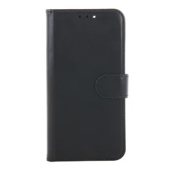 Telefontok Motorola Moto E13 - fekete ráhajtófüles könyvtok-1