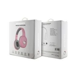 Headsett: Hello Kitty- vezeték nélküli fejhallgató, pink/szürke-3