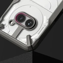 Telefontok Nothing Phone (2a) - Ringke Fusion X átlátszó/szürke hibrid hátlap tok-6