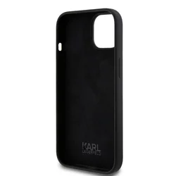 Telefontok iPhone 15 - Karl Lagerfeld - KARL SCRIPT LOGO - hátlap tok, fekete-5