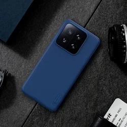 Telefontok Xiaomi 14 5G - Nillkin Super Frosted - kék hátlap tok-3