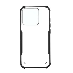Telefontok Xiaomi 14 5G - fekete / átlátszó ütésálló hátlap tok-1