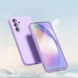 Samsung Galaxy A54 5G telefontok - lila szilikon hátlap tok-2