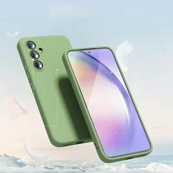 Samsung Galaxy A15 4G / 5G telefontok - zöld szilikon hátlap tok-3