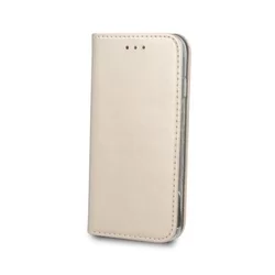 Telefontok Samsung Galaxy A50 - Smart Magnet arany szilikon keretes mágneses könyvtok-4