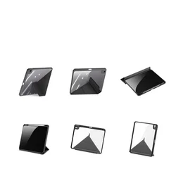 Tablettok iPad Air 6 (2024, M2, 11 coll) - DUX DUCIS Magi fekete ütésálló tok, ceruzatartóval-4