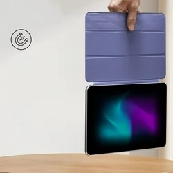 Tablettok iPad Pro 11 2024 (5. Gen, 11 coll) - ESR REBOUND levendula smart case ceruza tartóval, mágneses rögzítéssel-1