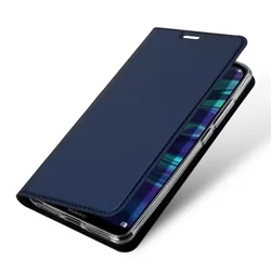 Telefontok Huawei Y7 2019 / Y7 PRIME 2019 - Dux Ducis kék flipcover tok-2