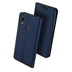 Telefontok Huawei Y7 2019 / Y7 PRIME 2019 - Dux Ducis kék flipcover tok-3