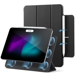 Tablettok iPad Air 13 (2024, 13 coll) - ESR REBOUND levendula smart case ceruza tartóval, mágneses rögzítéssel-5